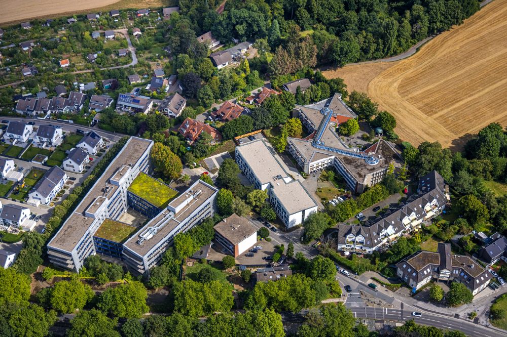 Aerial image Raadt - Administration building of the company T-Systems International GmbH on Parsevalstrasse in Raadt in the state North Rhine-Westphalia, Germany