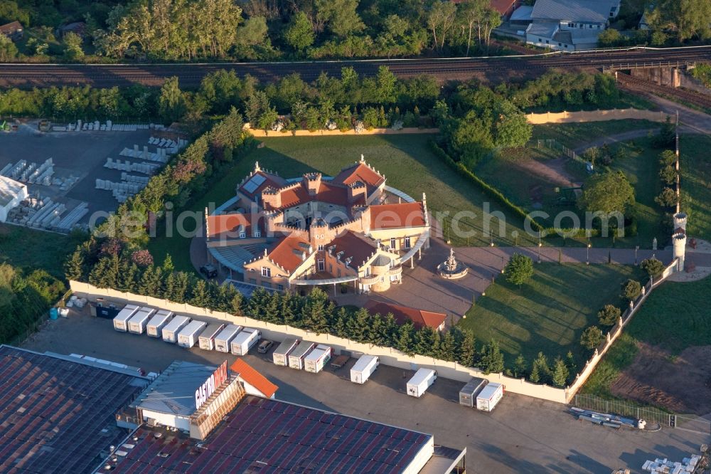 Aerial image Landau in der Pfalz - Luxury villa in Landau in der Pfalz in the state Rhineland-Palatinate, Germany
