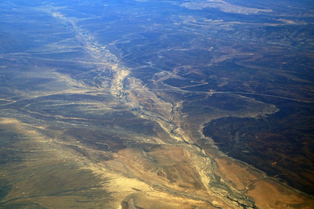 Aerial photograph Breede River DC - Valley landscape surrounded by mountains in Breede River DC in Western Cape, South Africa