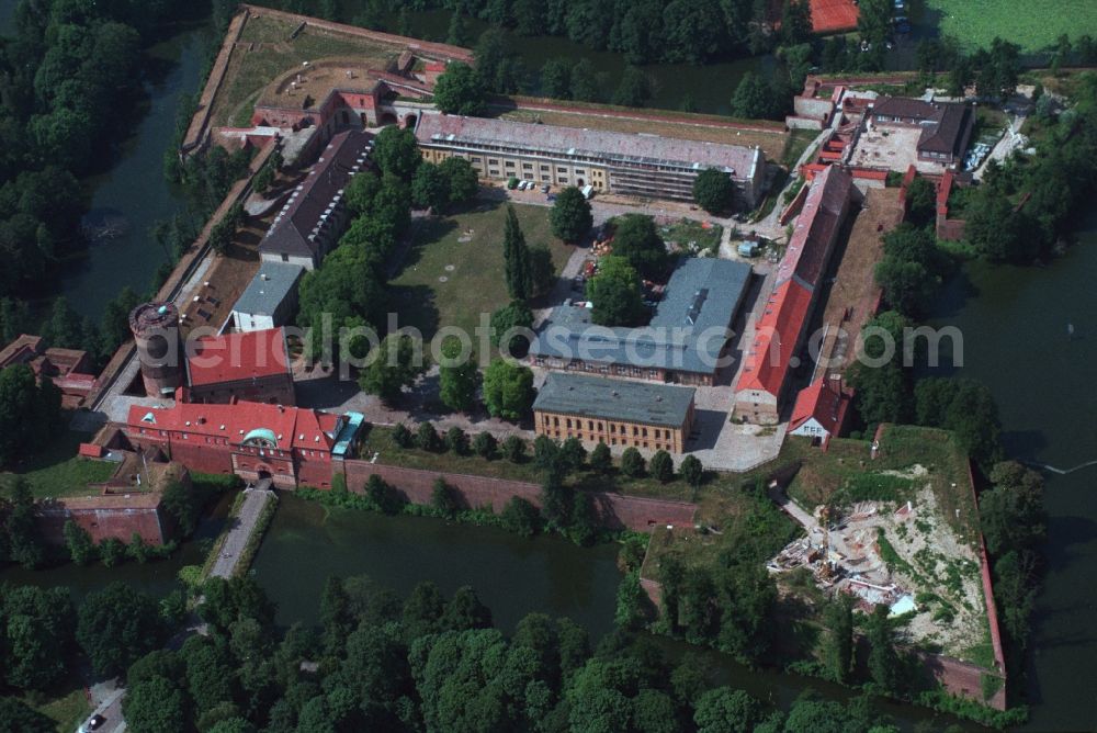 Aerial photograph Berlin - View of Spandau Citadel, one of the most important and best preserved Renaissance fortresses in Europe with a museum and a large event area for concerts
