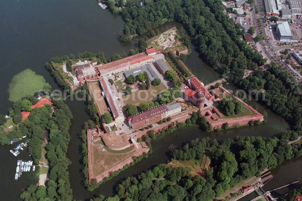 Berlin from the bird's eye view: View of Spandau Citadel, one of the most important and best preserved Renaissance fortresses in Europe with a museum and a large event area for concerts