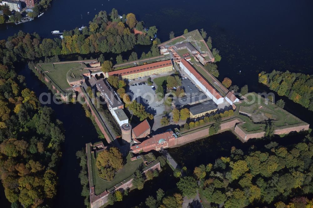Berlin from the bird's eye view: View of Spandau Citadel, one of the most important and best preserved Renaissance fortresses in Europe with a museum and a large event area for concerts