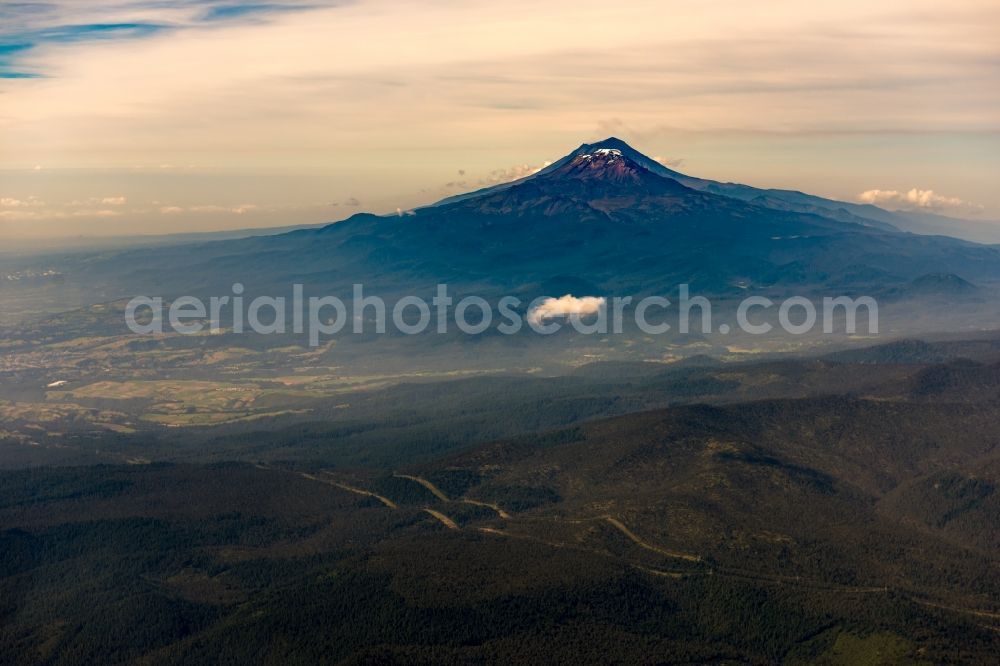Aerial image Tlamacas - Volcanoes of Popocatepetl in Tlamacas in Bundesstaat Mexiko, Mexico