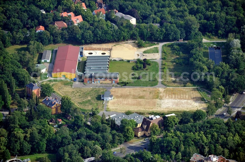 Aerial image Berlin - Water supply works II Belitzhof in the district Nikolassee of Berlin-Zehlendorf