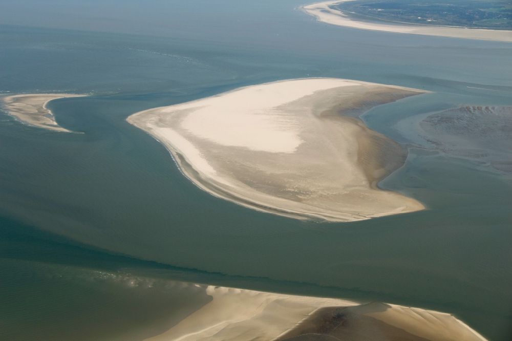 Terschelling from above - Mudflats off the West Frisian island of Terschelling in the Netherlands