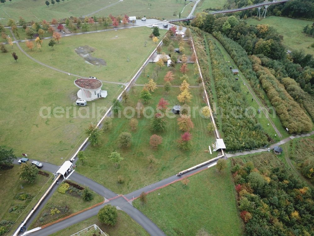 Aerial photograph Ronneburg - Park of Neue Landschaft in Ronneburg in the state Thuringia, Germany