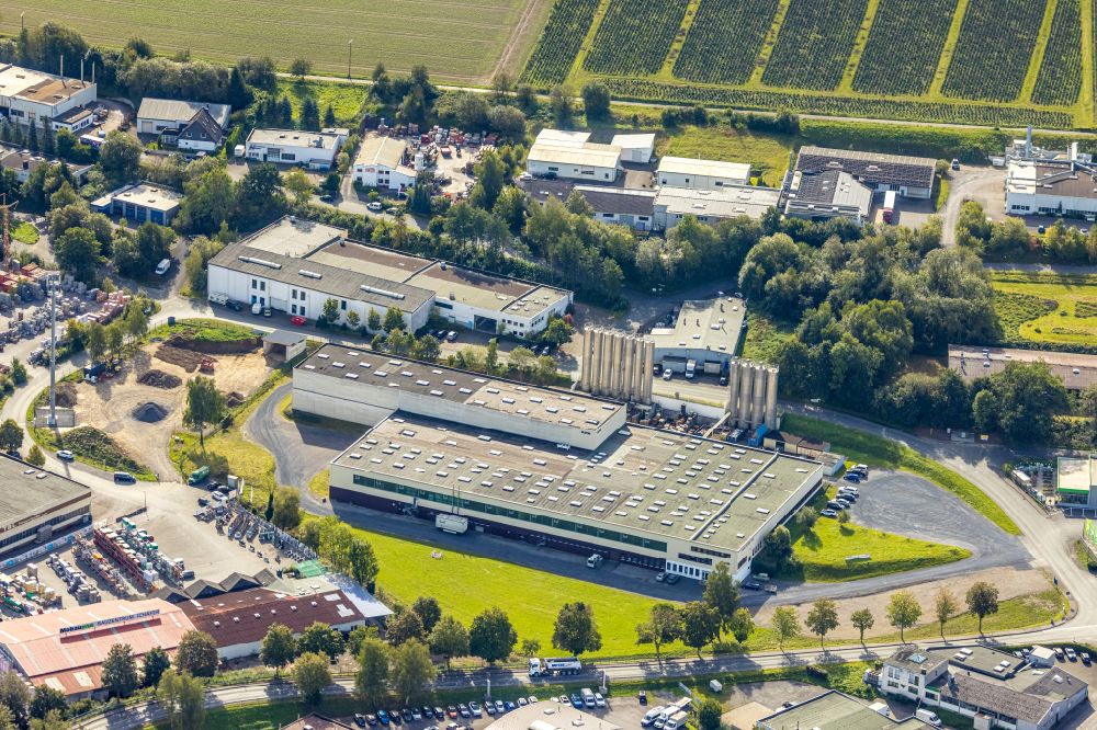 Aerial photograph Westenfeld - Building and production halls on the premises Blome-Tillmann GmbH on street Hanns-Martin-Schleyer-Strasse in Westenfeld at Sauerland in the state North Rhine-Westphalia, Germany