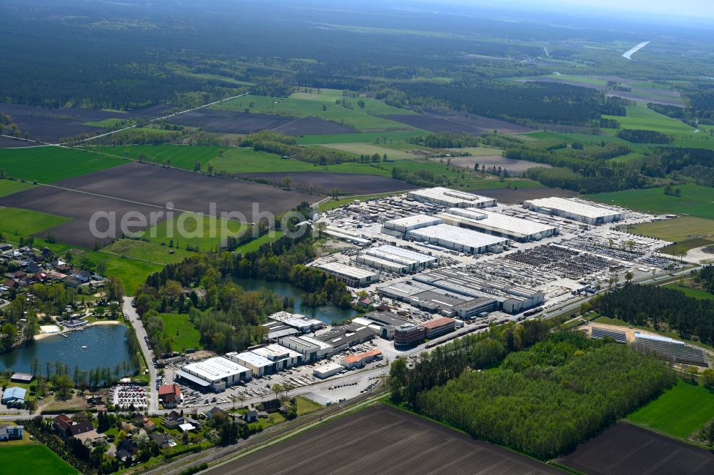 Aerial photograph Wittingen - Building and production halls on the premises of H. Butting GmbH & Co. KG in the district Knesebeck in Wittingen in the state Lower Saxony, Germany