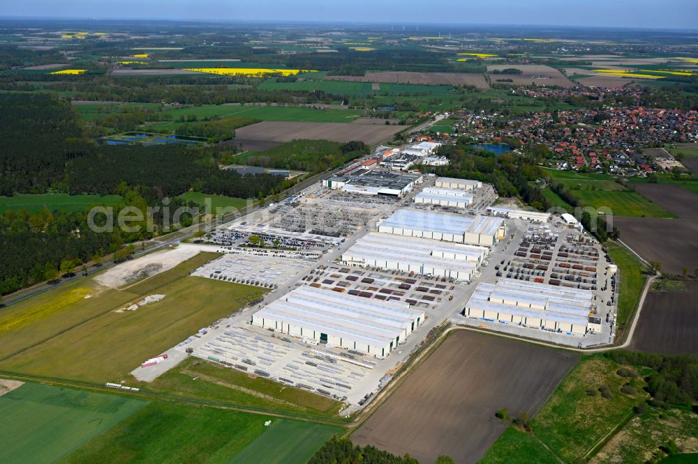 Aerial photograph Wittingen - Building and production halls on the premises of H. Butting GmbH & Co. KG in the district Knesebeck in Wittingen in the state Lower Saxony, Germany