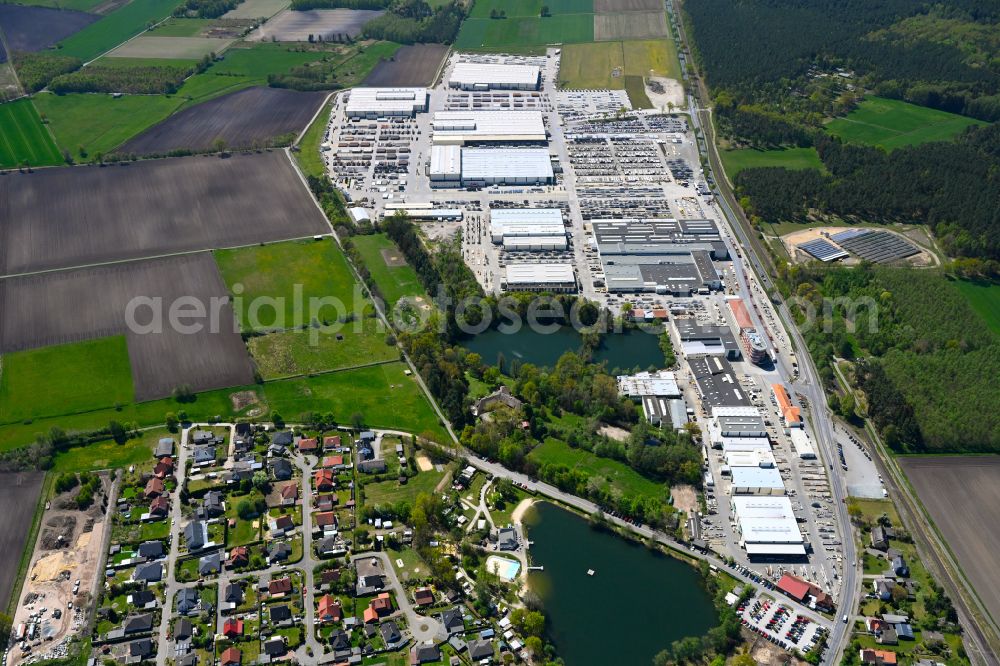 Wittingen from the bird's eye view: Building and production halls on the premises of H. Butting GmbH & Co. KG in the district Knesebeck in Wittingen in the state Lower Saxony, Germany