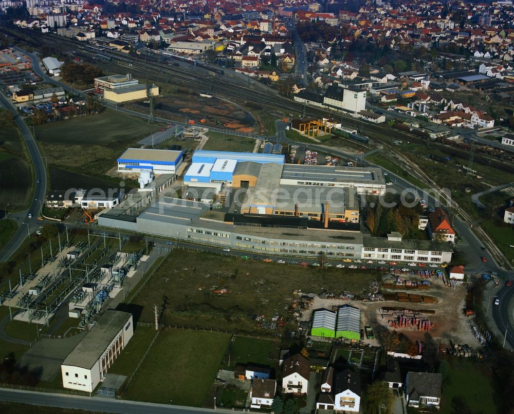 Aerial image Neumarkt in der Oberpfalz - Building and production halls on the premises of DEHN SE + Co KG on Hans-Dehn-Strasse in Neumarkt in der Oberpfalz in the state Bavaria, Germany