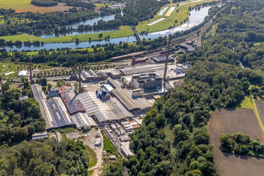 Aerial photograph Bochum - Building and production halls on the premises of P-D Refractories GmbH on Dr.-C.-Otto-Strasse - Willi-Geldmacher-Strasse in Bochum at Ruhrgebiet in the state North Rhine-Westphalia, Germany