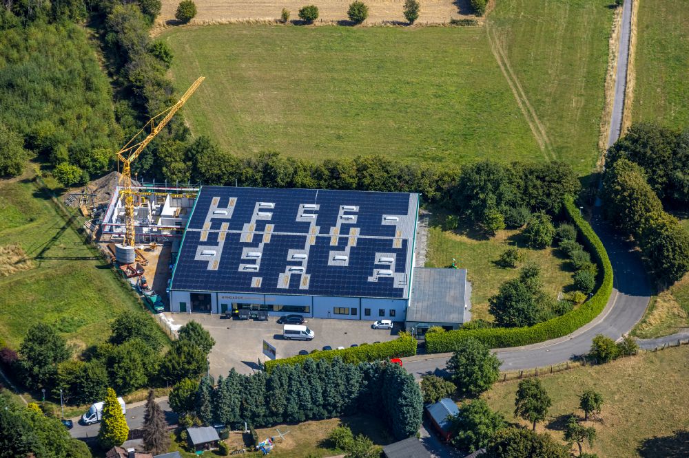 Aerial photograph Sprockhövel - Building and production halls on the premises of Firma Hohgardt Gmbh & Co. KG in Sprockhoevel in the state North Rhine-Westphalia, Germany