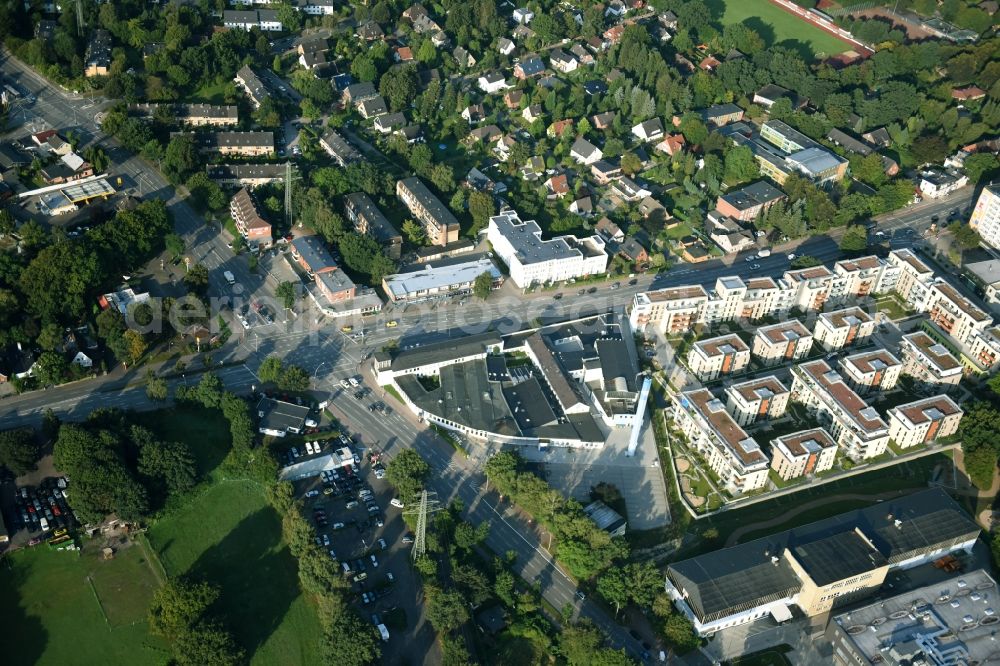Aerial image Hamburg - Building and production halls on the premises of Hermes Schleifmittel GmbH & CO. KG Luruper an der Hauptstrasse in Hamburg
