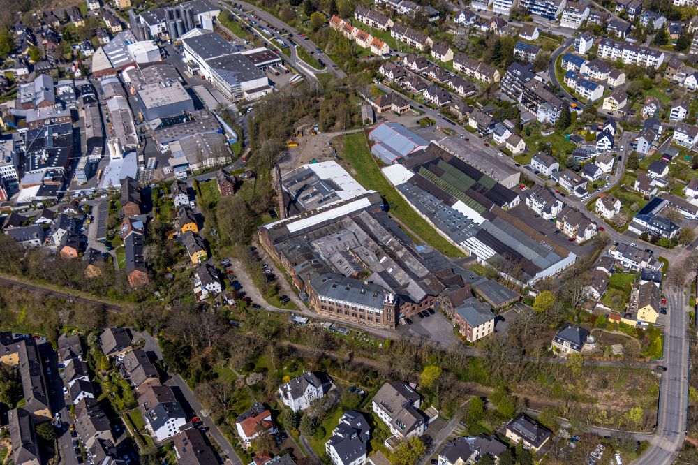 Aerial image Herdecke - Building and production halls on the premises of Idealspaten Bredt GmbH&Co in Herdecke in the state North Rhine-Westphalia, Germany