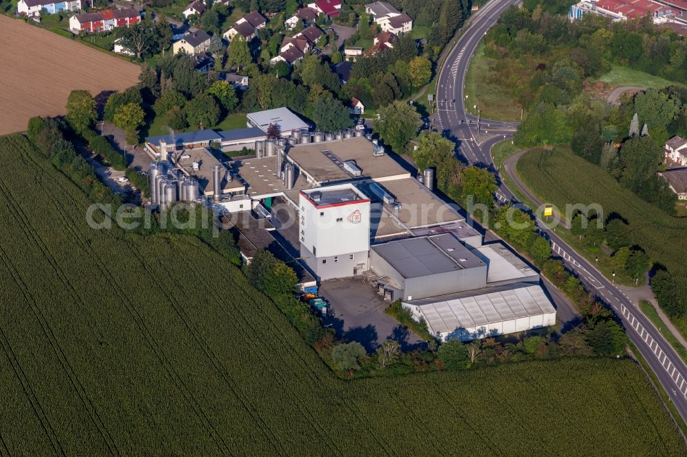 Aerial image Riedlingen - Building and production halls on the premises of Dairyfood GmbH in Riedlingen in the state Baden-Wuerttemberg, Germany