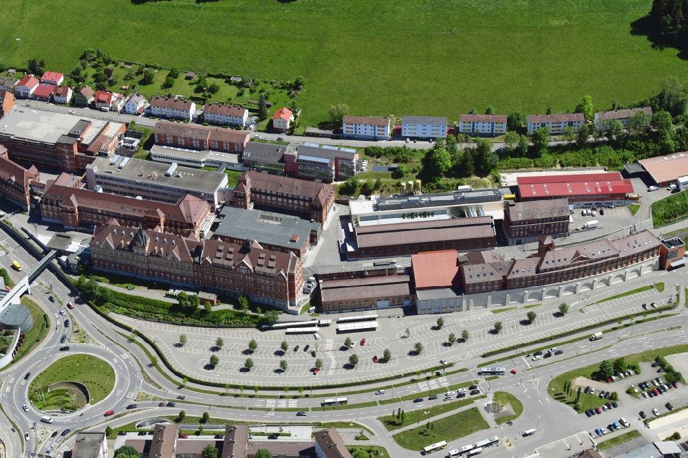 Aerial image Tuttlingen - Building and production halls on the premises of the pharmaceutical manufacturers Aesculap AG in Tuttlingen in the state Baden-Wurttemberg, Germany