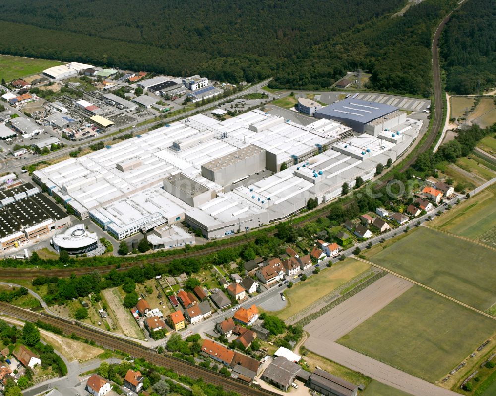 Aerial photograph Graben-Neudorf - Factory premises of SEW-EURODRIVE GmbH & Co KG in Graben-Neudorf in the state Baden-Wurttemberg, Germany