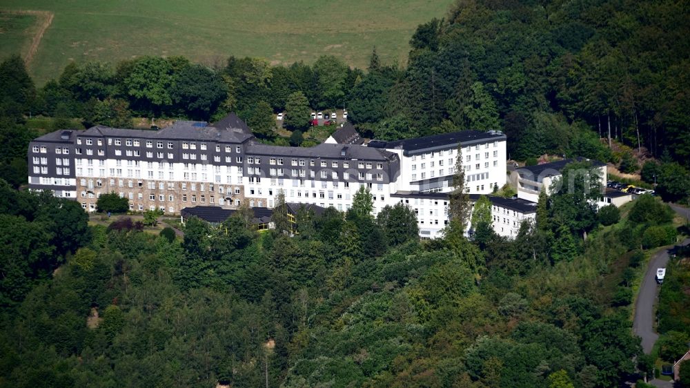 Aerial image Waldbreitbach - Westerwaldklinik in Waldbreitbach in the state Rhineland-Palatinate, Germany