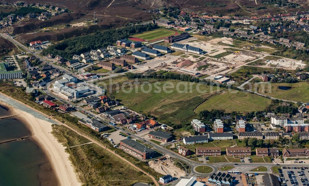 Aerial photograph List - Residential development, commercial and remains of the Bundeswehr barracks in List in the state of Schleswig-Holstein, Germany