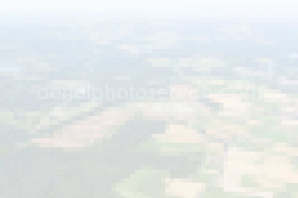 Aerial image Netzaberg - Single-family residential area of settlement of the allied forces in Hoefen in the state Bavaria, Germany