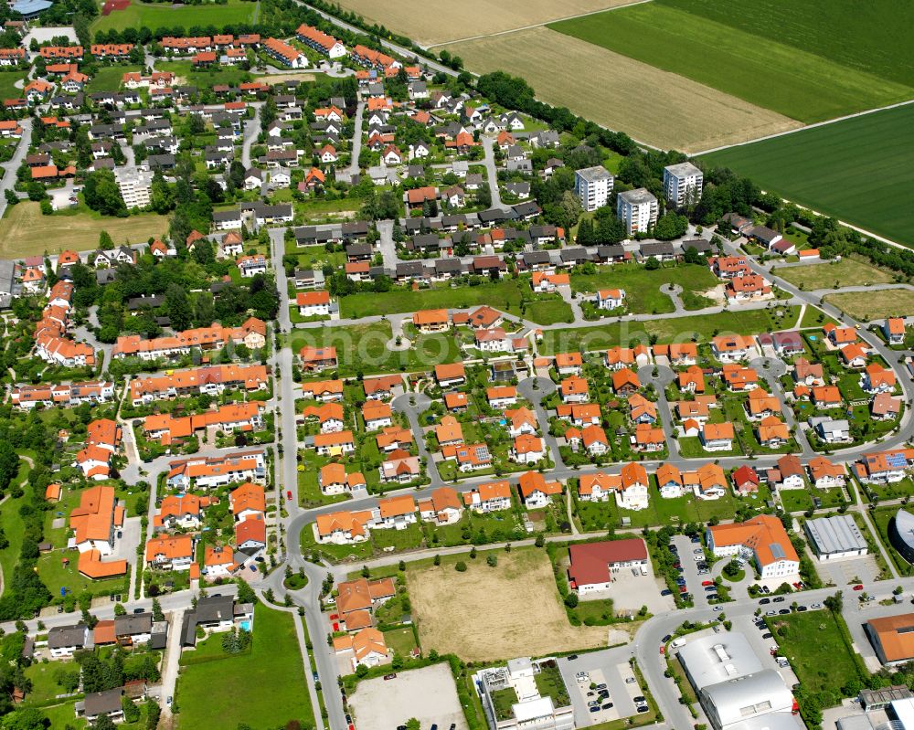Aerial photograph Altötting - Single-family residential area of settlement in Altötting in the state Bavaria, Germany