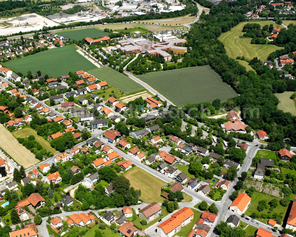 Aerial photograph Altötting - Single-family residential area of settlement in Altötting in the state Bavaria, Germany