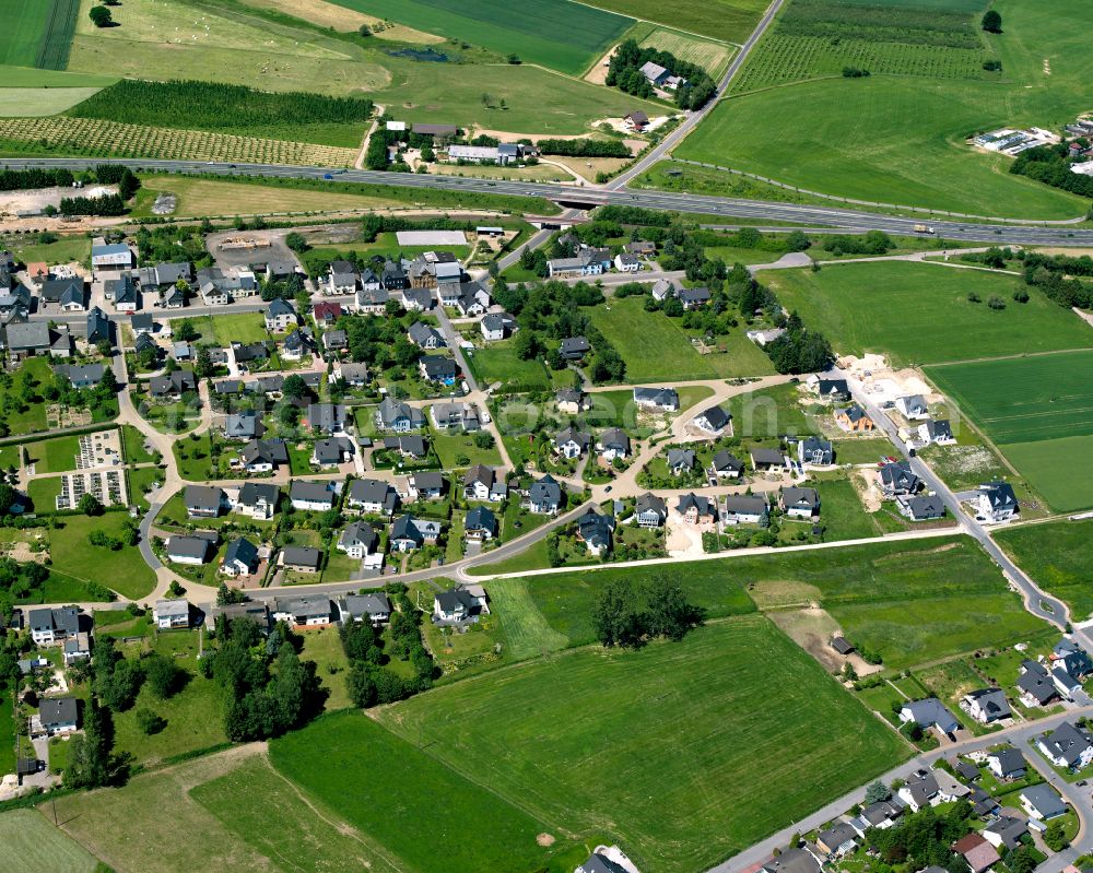 Aerial image Argenthal - Single-family residential area of settlement in Argenthal in the state Rhineland-Palatinate, Germany