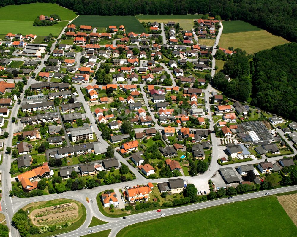 Aerial photograph Öd - Single-family residential area of settlement in Öd in the state Bavaria, Germany