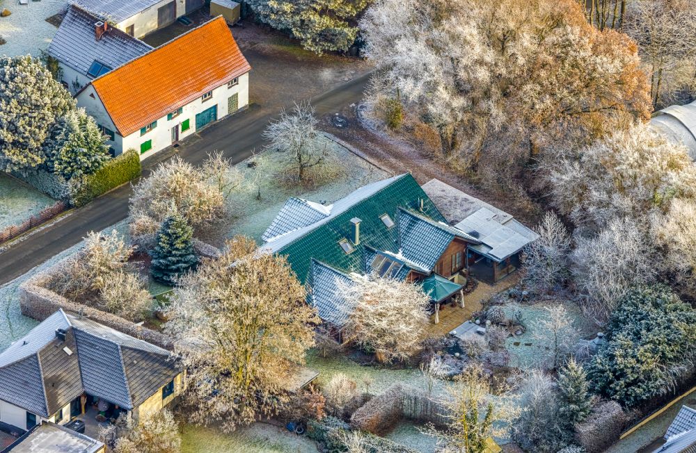 Aerial photograph Drechen - Single-family residential area of settlement on street Goldbrinkstrasse in Drechen at Ruhrgebiet in the state North Rhine-Westphalia, Germany