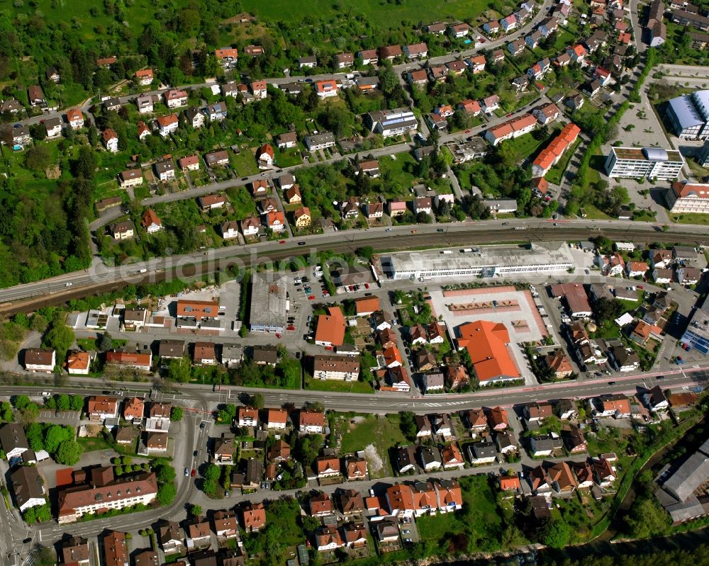 Aerial photograph Faurndau - Single-family residential area of settlement in Faurndau in the state Baden-Wuerttemberg, Germany