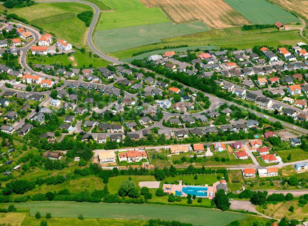 Aerial photograph Haide - Single-family residential area of settlement in Haide in the state Rhineland-Palatinate, Germany