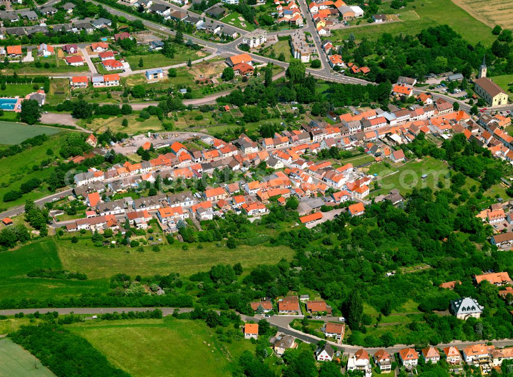 Aerial photograph Haide - Single-family residential area of settlement in Haide in the state Rhineland-Palatinate, Germany
