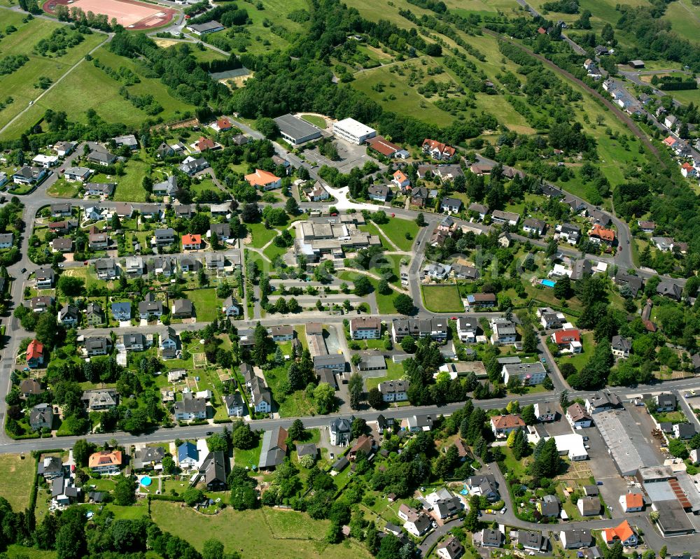 Aerial image Haiger - Single-family residential area of settlement in Haiger in the state Hesse, Germany