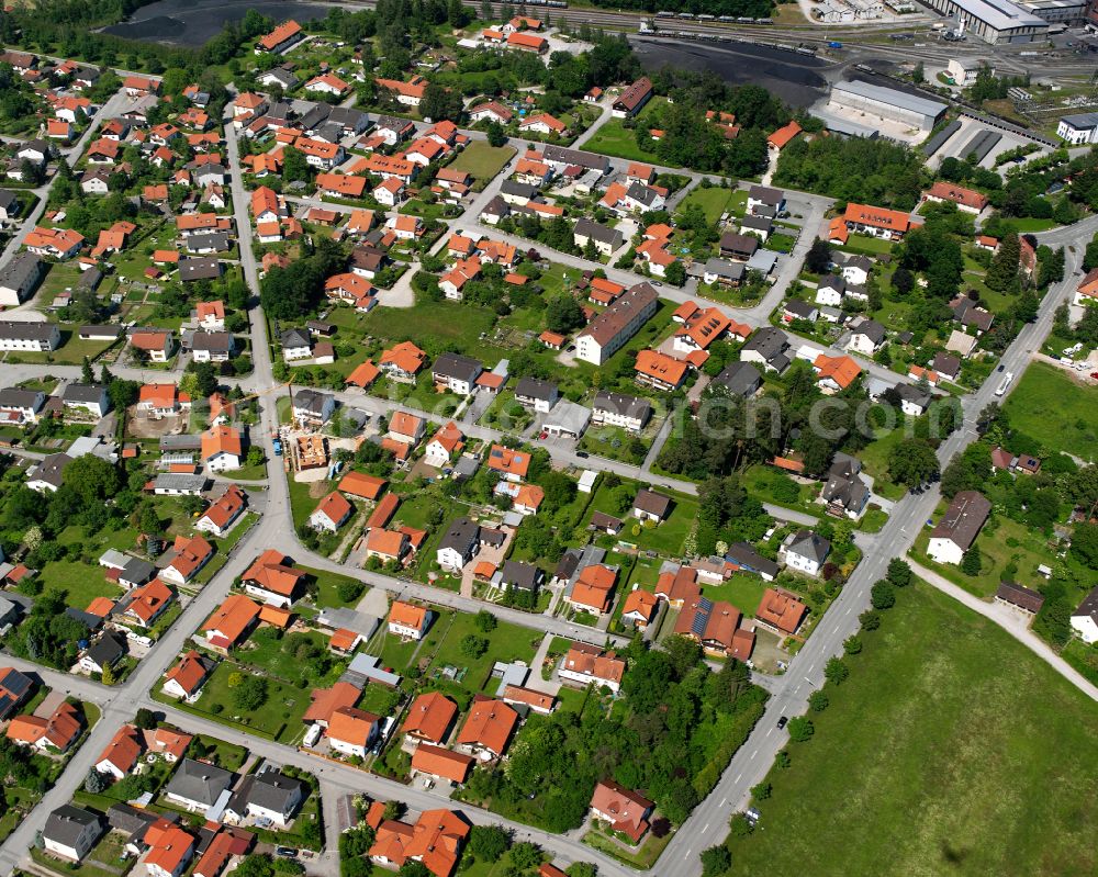 Aerial image Hart a.d.Alz - Single-family residential area of settlement in Hart a.d.Alz in the state Bavaria, Germany