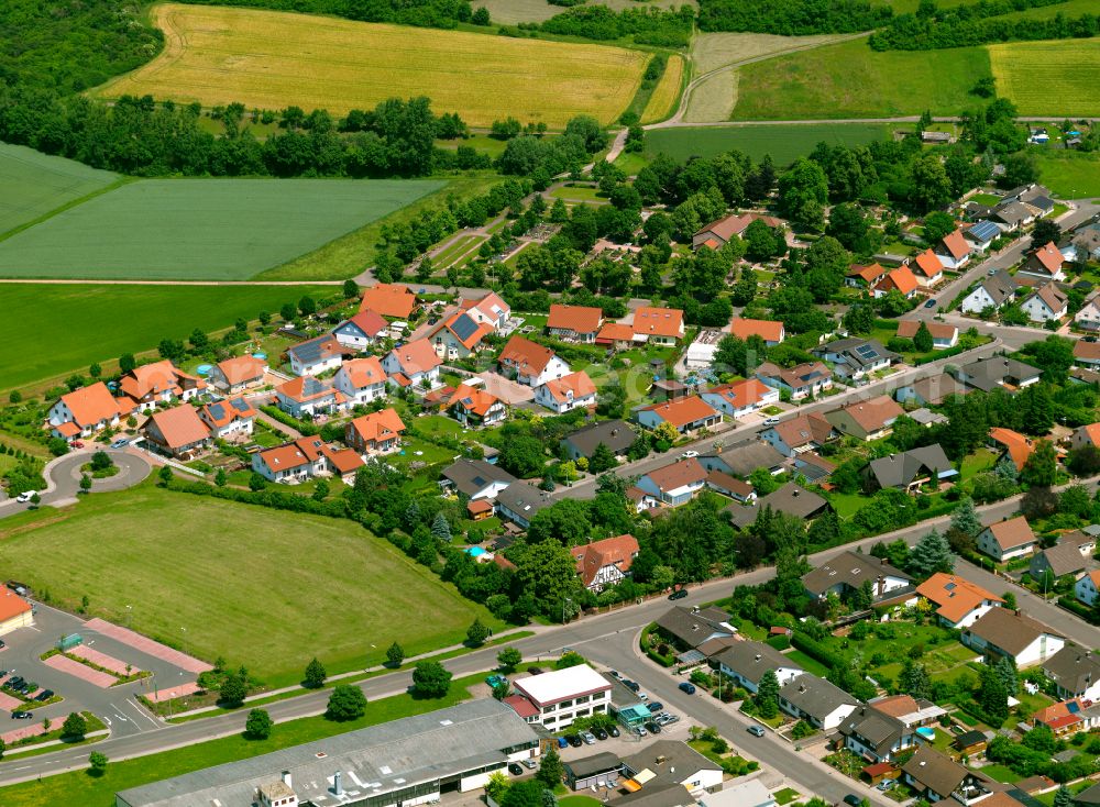 Industriepark Nord from the bird's eye view: Single-family residential area of settlement in Industriepark Nord in the state Rhineland-Palatinate, Germany