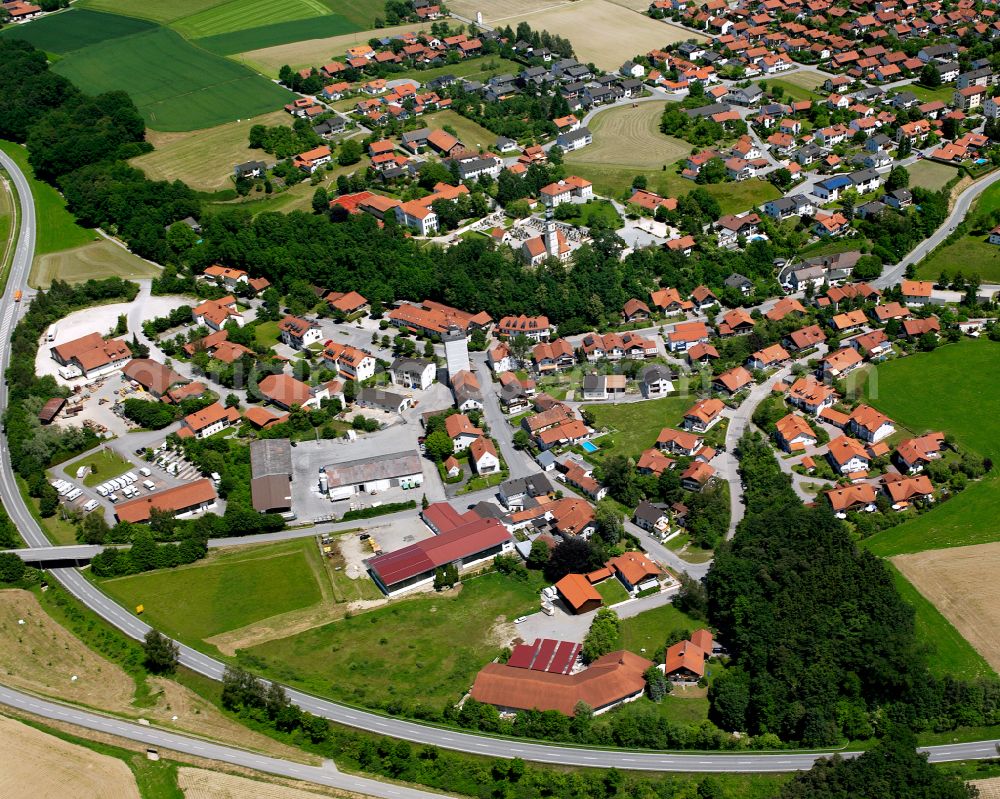 Aerial photograph Kastl - Single-family residential area of settlement in Kastl in the state Bavaria, Germany