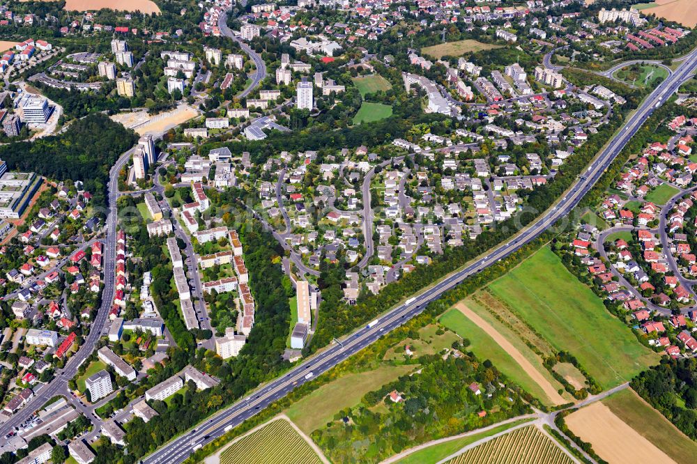 Aerial photograph Lengfeld - Single-family residential area of settlement in Lengfeld in the state Bavaria, Germany