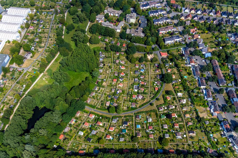 Aerial image Pferdebachtal - Single-family residential area of settlement in Pferdebachtal in the state North Rhine-Westphalia, Germany