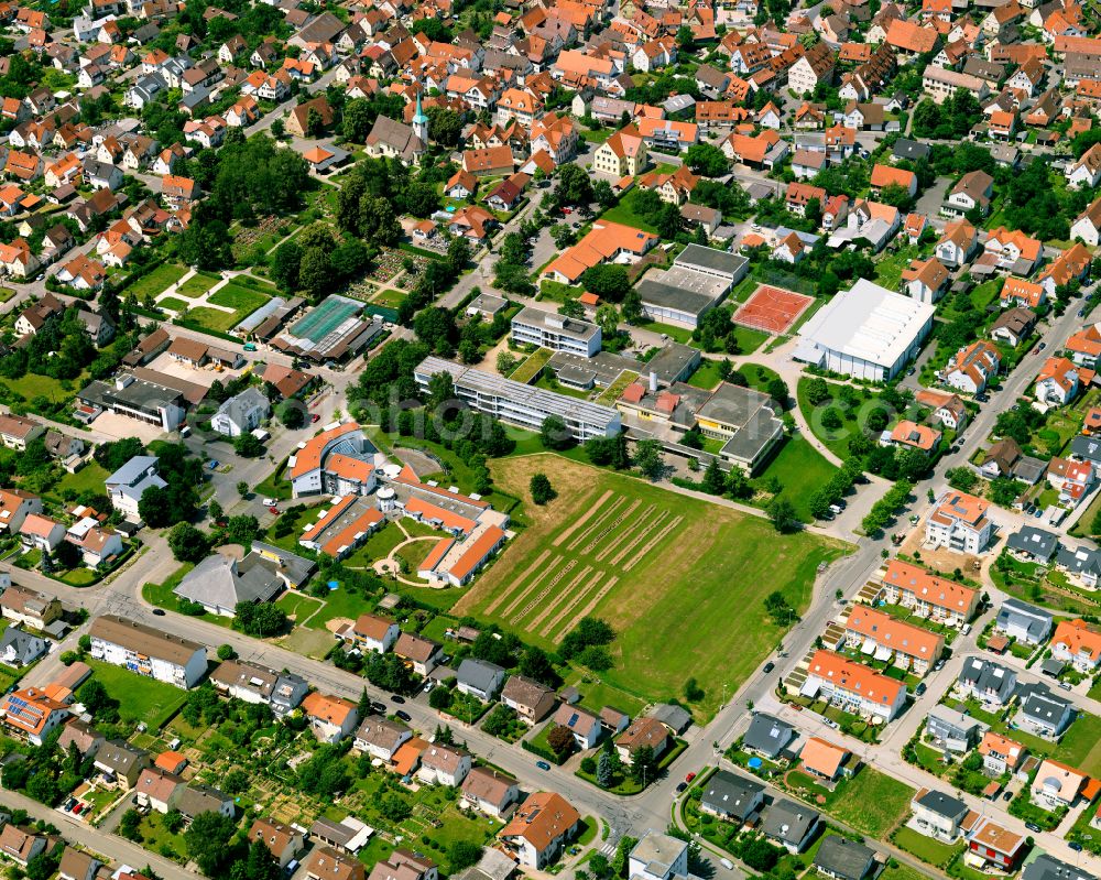 Aerial image Sickenhausen - Single-family residential area of settlement in Sickenhausen in the state Baden-Wuerttemberg, Germany