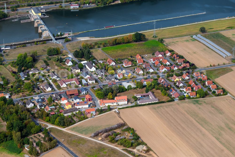 Aerial image Steinbach - Single-family residential area of settlement in Steinbach in the state Bavaria, Germany