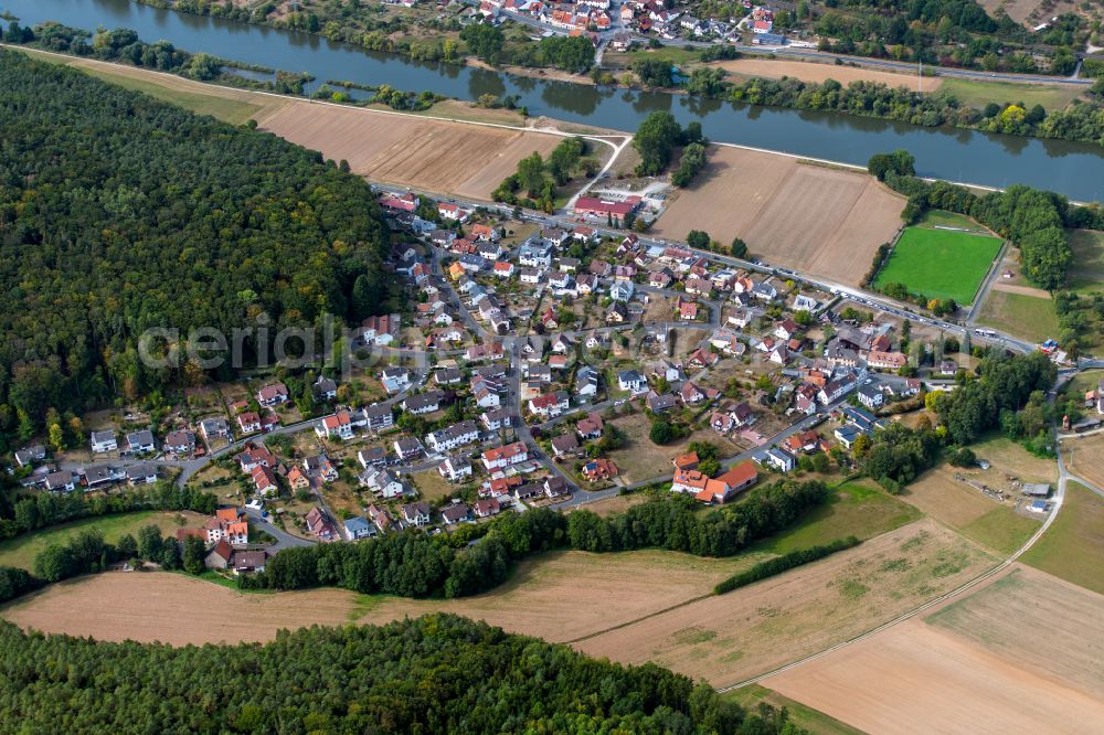 Aerial photograph Steinbach - Single-family residential area of settlement in Steinbach in the state Bavaria, Germany