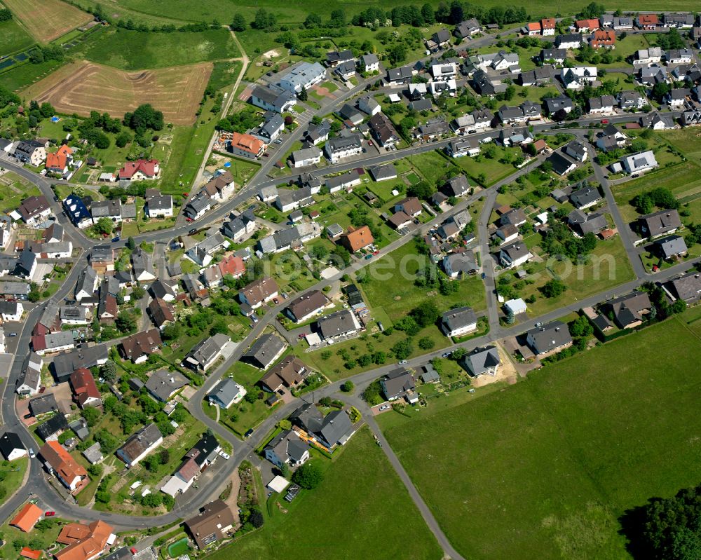 Steinbach from the bird's eye view: Single-family residential area of settlement in Steinbach in the state Hesse, Germany