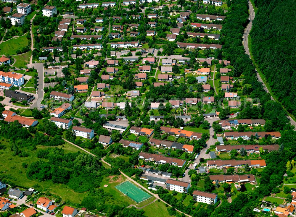 Steinborn from the bird's eye view: Single-family residential area of settlement in Steinborn in the state Rhineland-Palatinate, Germany