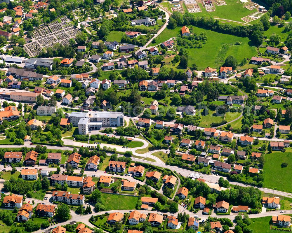 Aerial photograph Waldkirchen - Single-family residential area of settlement in Waldkirchen in the state Bavaria, Germany