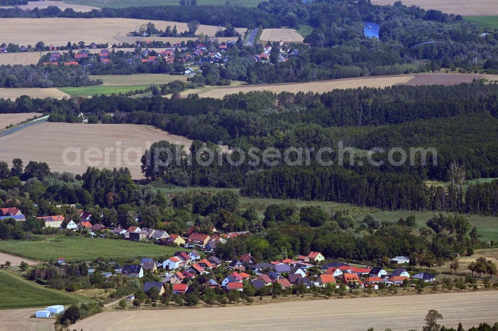 Aerial image Werder (Havel) - Single-family residential area of settlement in Werder (Havel) in the state Brandenburg, Germany