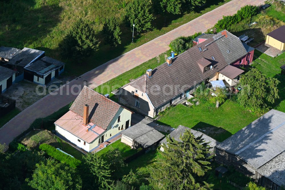 Aerial photograph Groß Daberkow - Single-family residential area of settlement Zum Pastorhaus in Gross Daberkow in the state Mecklenburg - Western Pomerania, Germany
