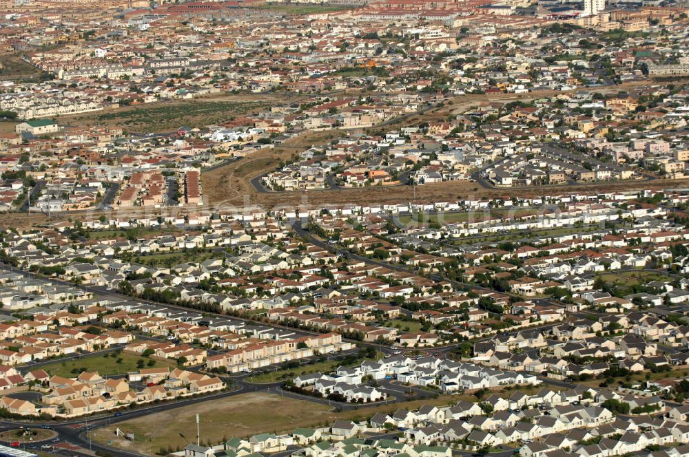 Aerial image Kapstadt - CAPE TOWN 17.02.2010 View of a residental area in Cape Town, South Africa