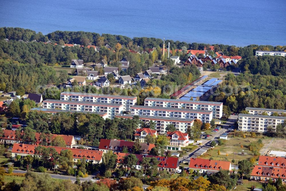 Karlshagen from above - View of the housing area in Karlshagen in the state Mecklenburg-Vorpommern