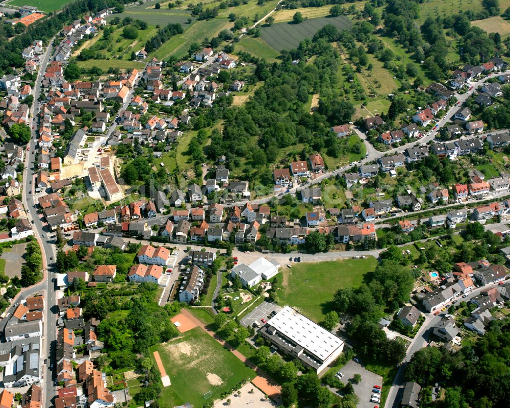 Aerial image Söllingen - Residential area of the multi-family house settlement in Söllingen in the state Baden-Wuerttemberg, Germany